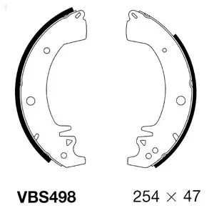 Bremsbackensatz Hinterachse MOTAQUIP VBS498 Bild Bremsbackensatz Hinterachse MOTAQUIP VBS498