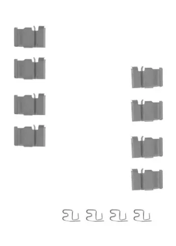 Zubehörsatz, Scheibenbremsbelag Hinterachse MOTAQUIP VMK966 Bild Zubehörsatz, Scheibenbremsbelag Hinterachse MOTAQUIP VMK966