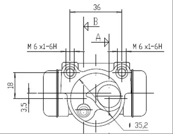 Radbremszylinder Hinterachse links MOTAQUIP VWC583 Bild Radbremszylinder Hinterachse links MOTAQUIP VWC583