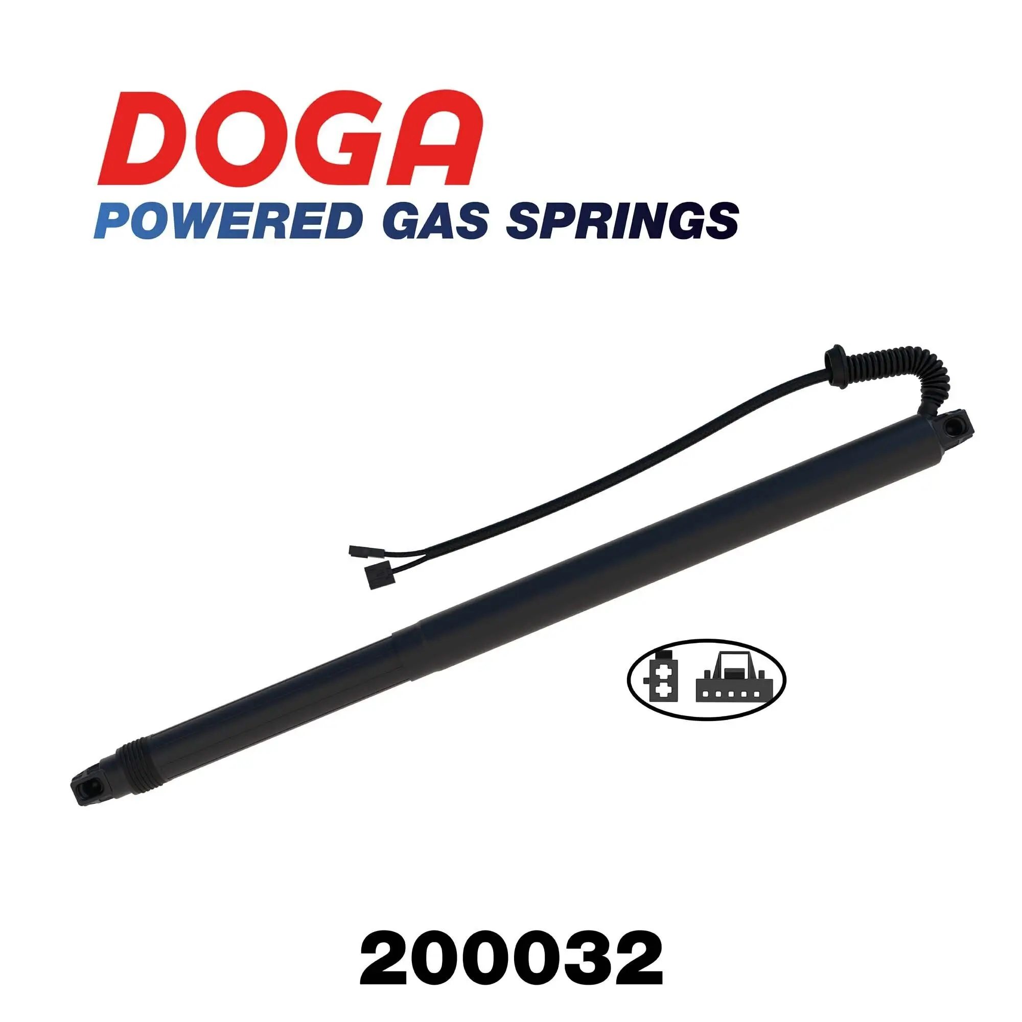 Elektromotor, Heckklappe rechts DOGA 200032