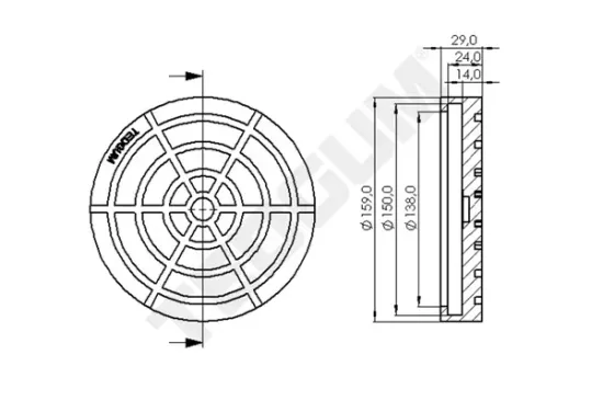 Auflagenteller, Rangierheber TEDGUM 00847597 Bild Auflagenteller, Rangierheber TEDGUM 00847597