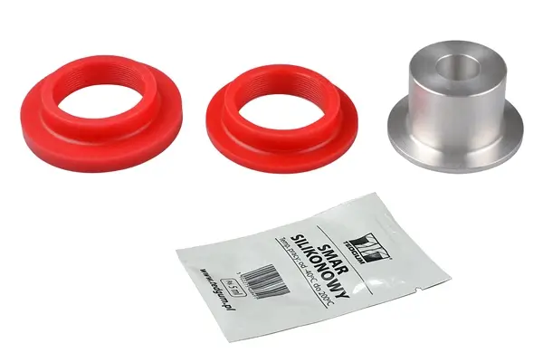 Lagerung, Achskörper Vorderachse rechts hinten Vorderachse links TEDGUM TED21749