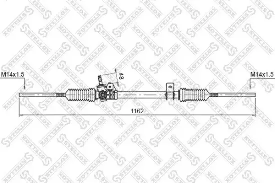 Lenkgetriebe STELLOX 00-35003-SX Bild Lenkgetriebe STELLOX 00-35003-SX