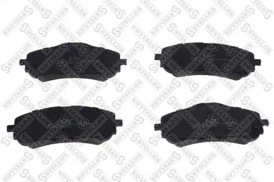 Bremsbelagsatz, Scheibenbremse Vorderachse STELLOX 000 680B-SX Bild Bremsbelagsatz, Scheibenbremse Vorderachse STELLOX 000 680B-SX