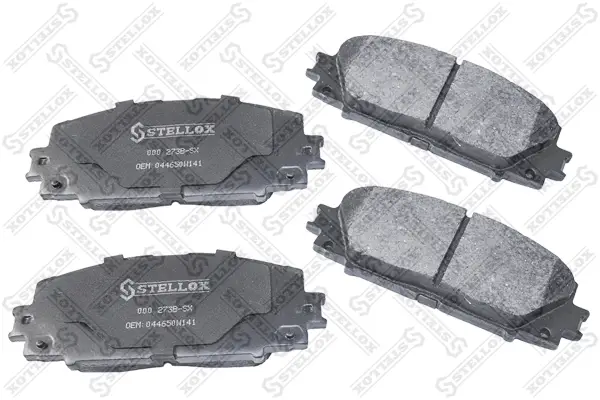 Bremsbelagsatz, Scheibenbremse Vorderachse STELLOX 000 273B-SX