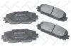 Bremsbelagsatz, Scheibenbremse Vorderachse STELLOX 000 273B-SX