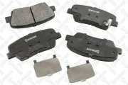 Bremsbelagsatz, Scheibenbremse Hinterachse STELLOX 000 287B-SX