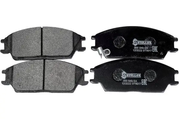 Bremsbelagsatz, Scheibenbremse Vorderachse STELLOX 000 549-SX