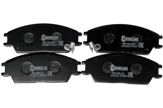 Bremsbelagsatz, Scheibenbremse Vorderachse STELLOX 000 549-SX Bild Bremsbelagsatz, Scheibenbremse Vorderachse STELLOX 000 549-SX