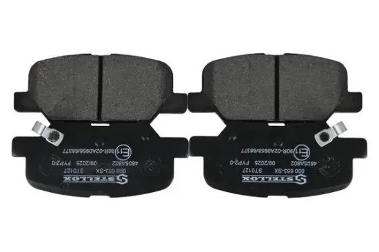 Bremsbelagsatz, Scheibenbremse Hinterachse STELLOX 000 653-SX Bild Bremsbelagsatz, Scheibenbremse Hinterachse STELLOX 000 653-SX