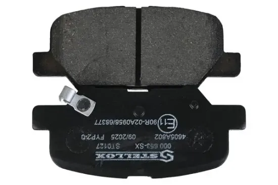 Bremsbelagsatz, Scheibenbremse Hinterachse STELLOX 000 653-SX Bild Bremsbelagsatz, Scheibenbremse Hinterachse STELLOX 000 653-SX