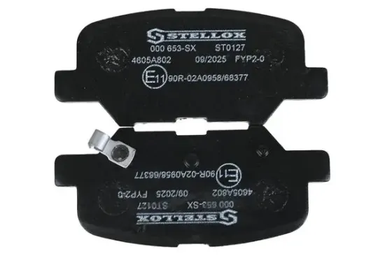 Bremsbelagsatz, Scheibenbremse Hinterachse STELLOX 000 653-SX Bild Bremsbelagsatz, Scheibenbremse Hinterachse STELLOX 000 653-SX
