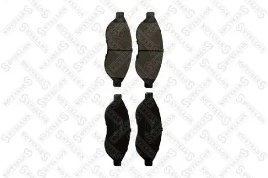 Bremsbelagsatz, Scheibenbremse Vorderachse STELLOX 001 091B-SX Bild Bremsbelagsatz, Scheibenbremse Vorderachse STELLOX 001 091B-SX