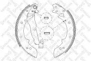 Bremsbackensatz Hinterachse STELLOX 038 101-SX