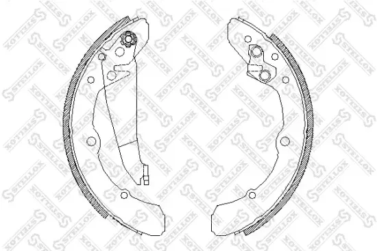 Bremsbackensatz STELLOX 059 100-SX Bild Bremsbackensatz STELLOX 059 100-SX