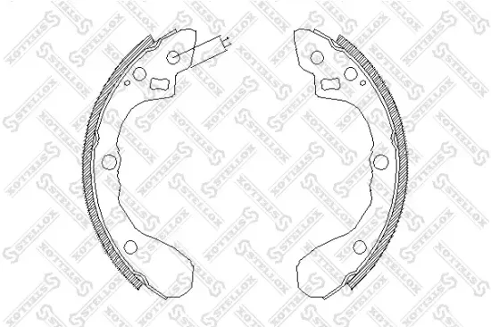Bremsbackensatz Hinterachse STELLOX 071 100-SX Bild Bremsbackensatz Hinterachse STELLOX 071 100-SX