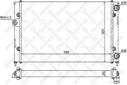 Kühler, Motorkühlung STELLOX 10-25005-SX