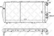 Kühler, Motorkühlung STELLOX 10-25017-SX