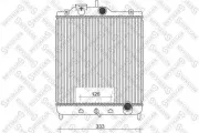 Kühler, Motorkühlung STELLOX 10-25089-SX
