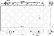 Kühler, Motorkühlung STELLOX 10-25338-SX