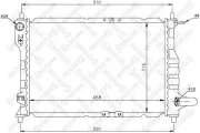Kühler, Motorkühlung STELLOX 10-25435-SX