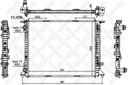 Kühler, Motorkühlung STELLOX 10-25451-SX