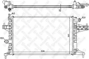 Kühler, Motorkühlung STELLOX 10-25995-SX