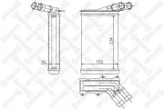 Wärmetauscher, Innenraumheizung STELLOX 10-35005-SX