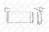 Wärmetauscher, Innenraumheizung STELLOX 10-35020-SX