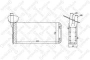 Wärmetauscher, Innenraumheizung STELLOX 10-35020-SX