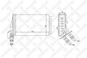 Wärmetauscher, Innenraumheizung STELLOX 10-35043-SX