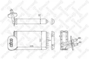 Wärmetauscher, Innenraumheizung STELLOX 10-35048-SX