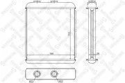 Wärmetauscher, Innenraumheizung STELLOX 10-35051-SX