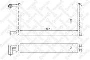 Wärmetauscher, Innenraumheizung STELLOX 10-35067-SX