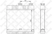 Wärmetauscher, Innenraumheizung STELLOX 10-35071-SX