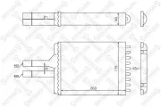 Wärmetauscher, Innenraumheizung STELLOX 10-35076-SX