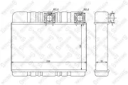 Wärmetauscher, Innenraumheizung STELLOX 10-35081-SX