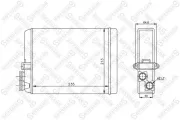 Wärmetauscher, Innenraumheizung STELLOX 10-35087-SX