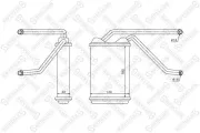 Wärmetauscher, Innenraumheizung STELLOX 10-35104-SX