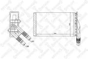 Wärmetauscher, Innenraumheizung STELLOX 10-35107-SX