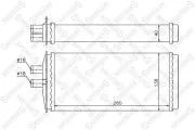 Wärmetauscher, Innenraumheizung STELLOX 10-35109-SX