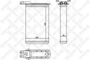 Wärmetauscher, Innenraumheizung STELLOX 10-35126-SX