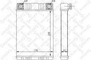 Wärmetauscher, Innenraumheizung STELLOX 10-35144-SX
