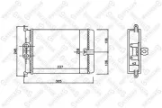 Wärmetauscher, Innenraumheizung STELLOX 10-35171-SX