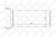 Wärmetauscher, Innenraumheizung STELLOX 10-35201-SX