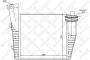 Ladeluftkühler STELLOX 10-40074-SX