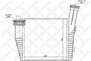 Ladeluftkühler STELLOX 10-40079-SX