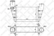 Ladeluftkühler STELLOX 10-40081-SX