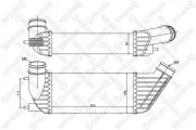 Ladeluftkühler STELLOX 10-40176-SX