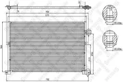 Kondensator, Klimaanlage STELLOX 10-45021-SX